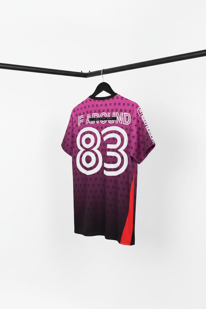Pink Sports Shirt – Back Three-Quarter