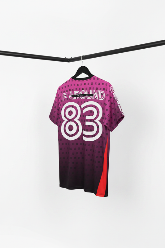 Pink Sports Shirt – Back Three-Quarter
