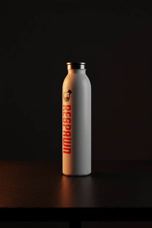 RESPAWN Bottle – Carbon Orange Side Glow