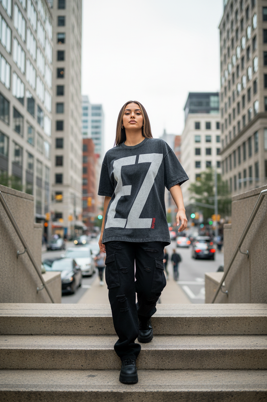 RESPAWN EZ Tee — Female, Staircase, Overcast