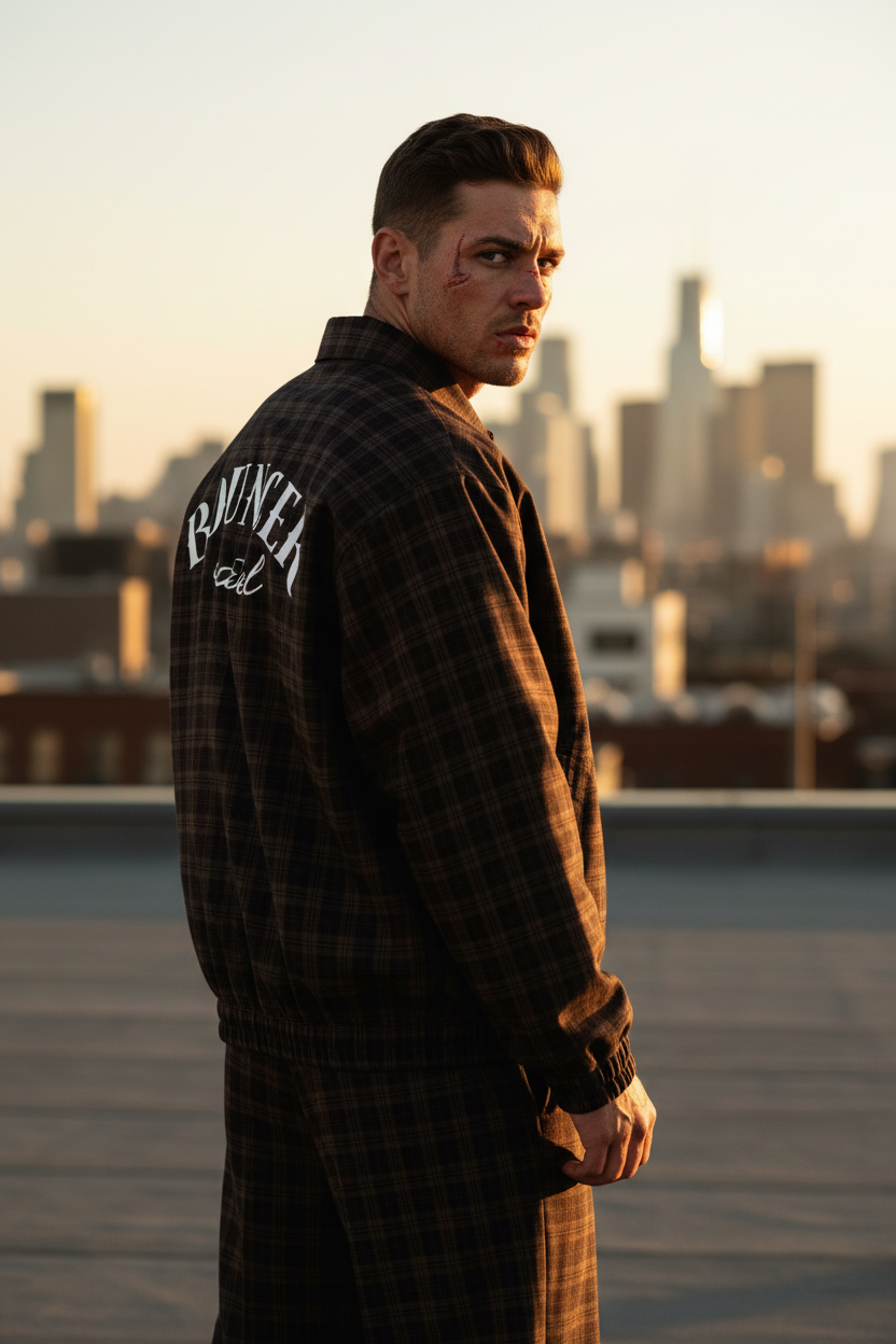 Scarred Model – Rooftop