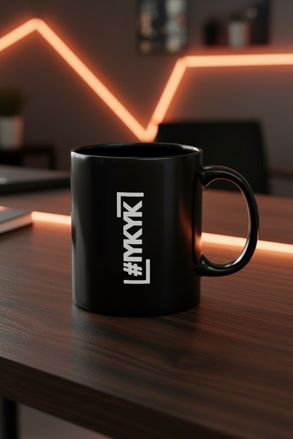 SIREN INDUSTRIES Coffee Mug Dark Wood Orange Lighting