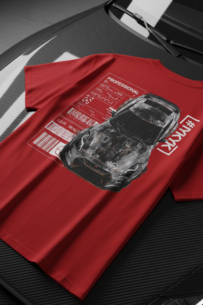 SIREN INDUSTRIES GTR Red Tee Close Framing
