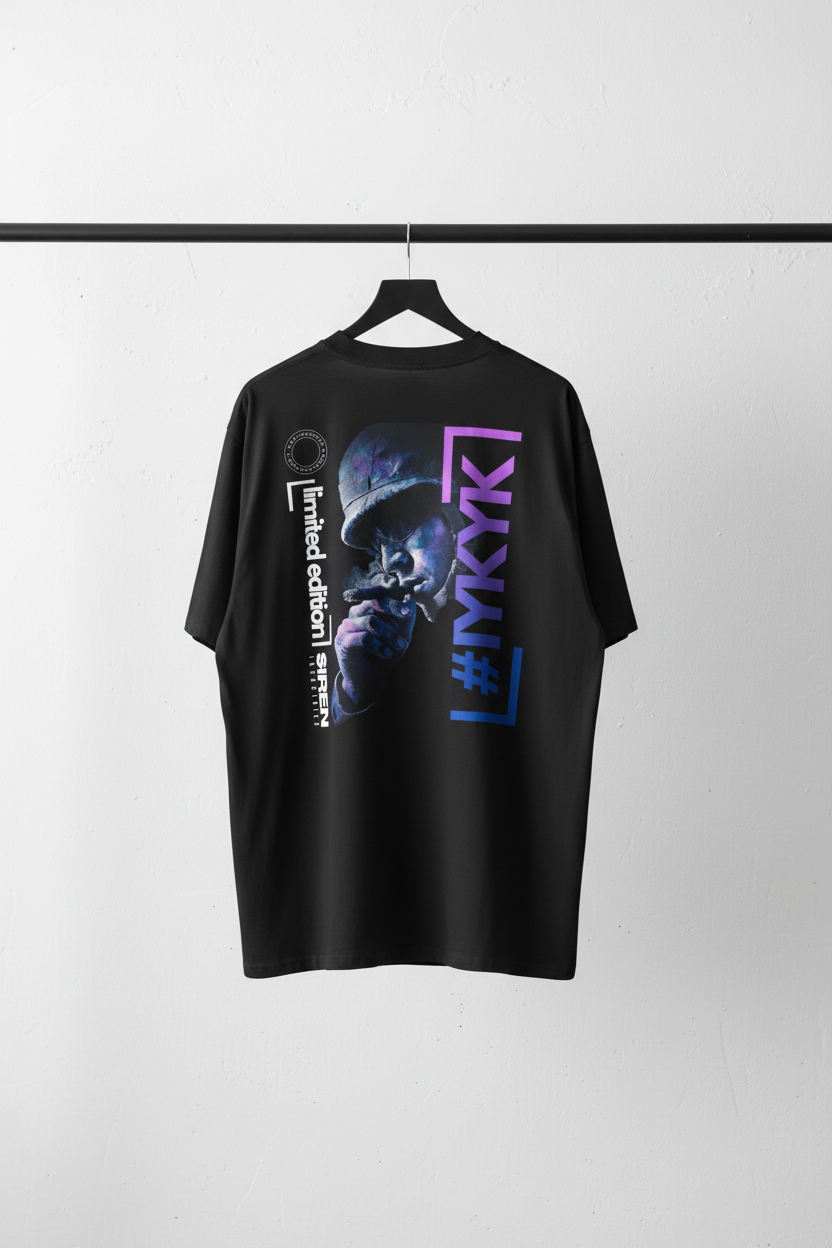 SIREN INDUSTRIES W25 - IYKYK - SOLDIER LIMITED Heavy Oversized Tee Mockup