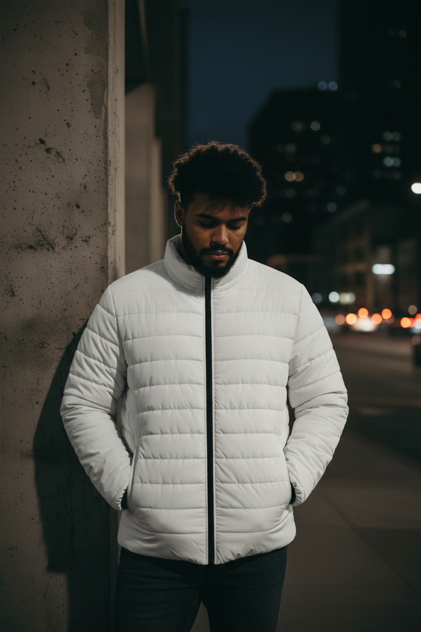 Urban front hands in pockets
