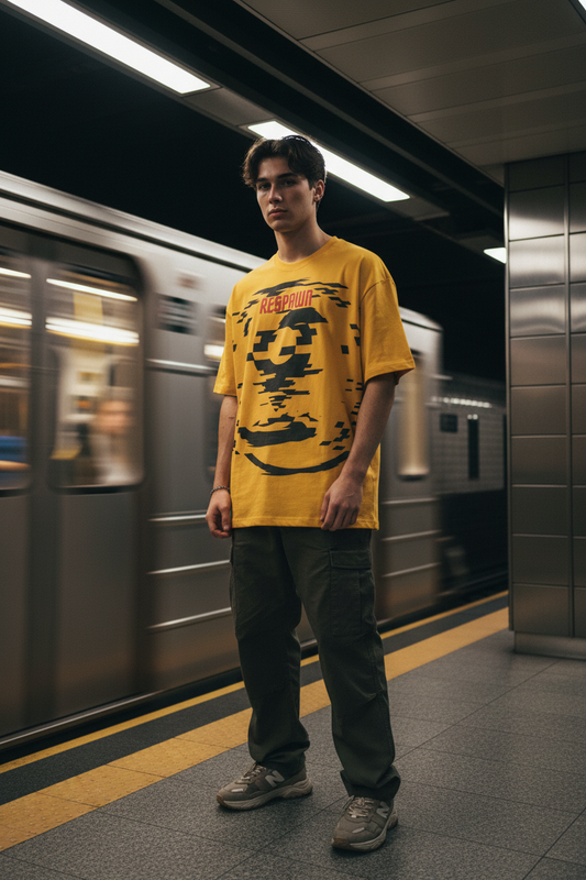 White male subway